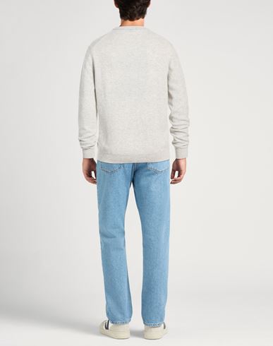 Man Sweater Light grey Size 38 Wool, Cashmere
