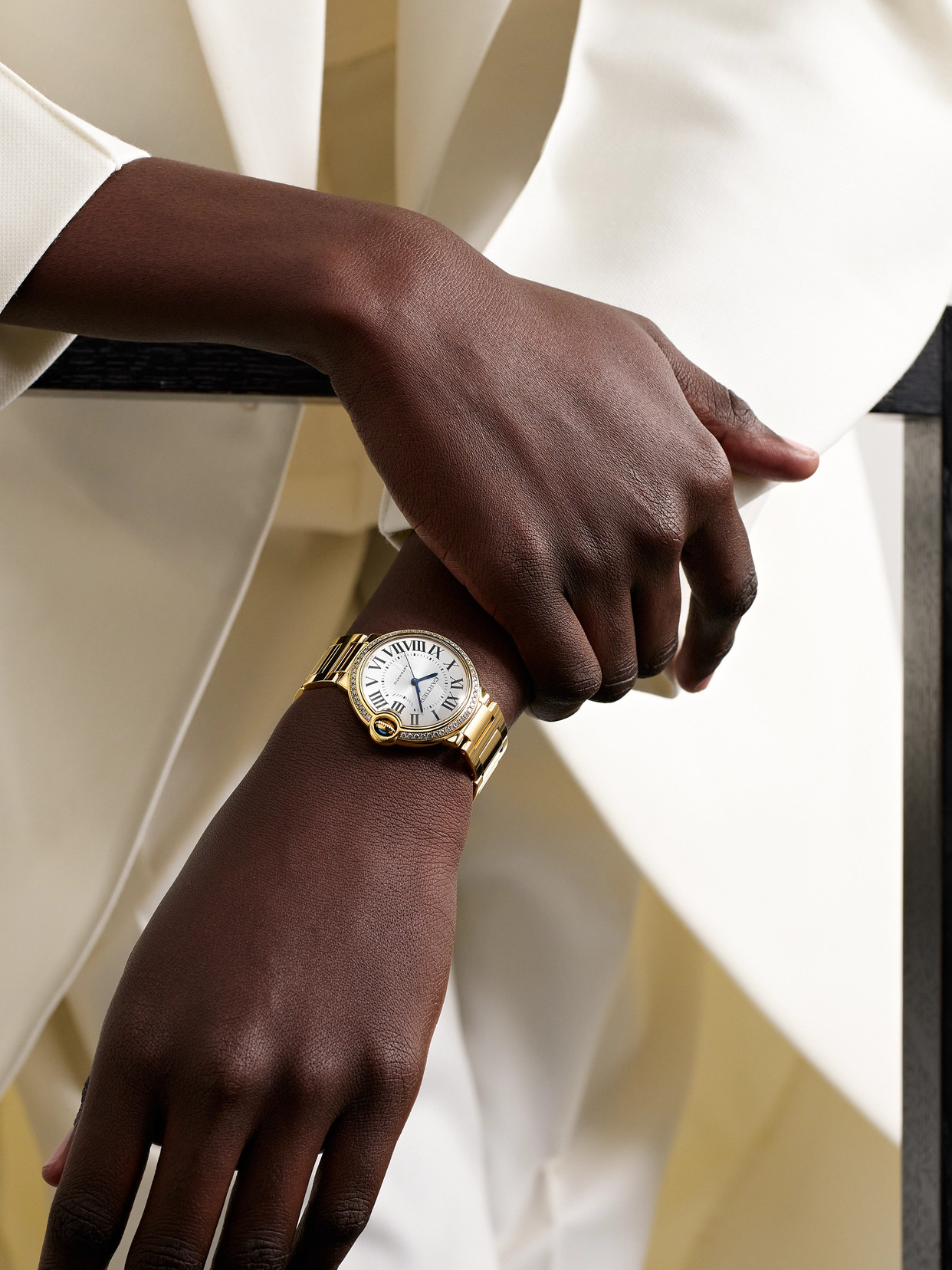 Ballon Bleu De Automatic 36mm 18-karat Gold And Diamond Watch - One size