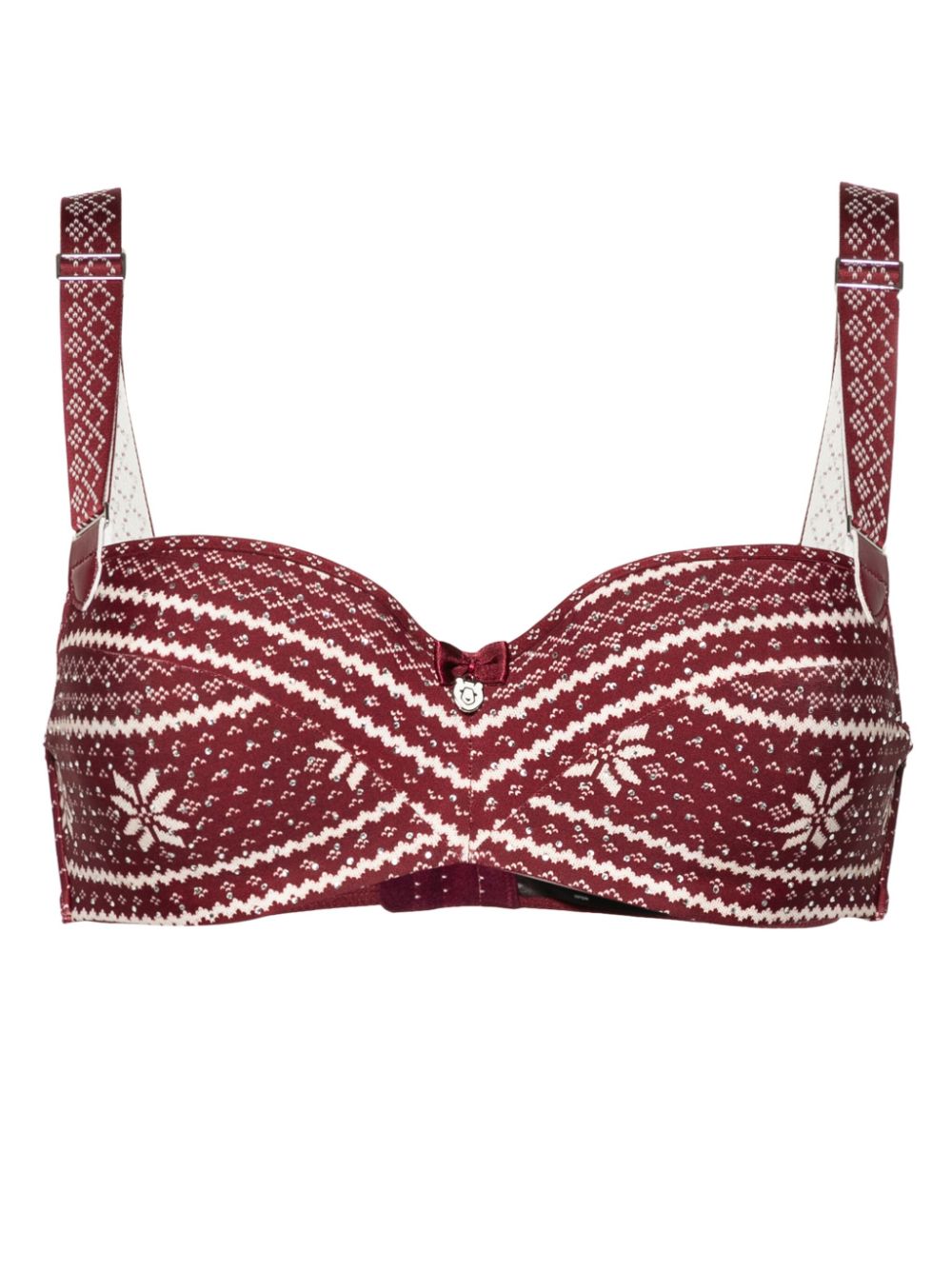 Polaris balconette bra - Red