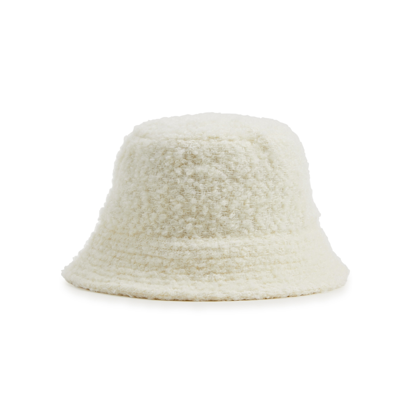 Shore Bouclé Bucket Hat - Ivory
