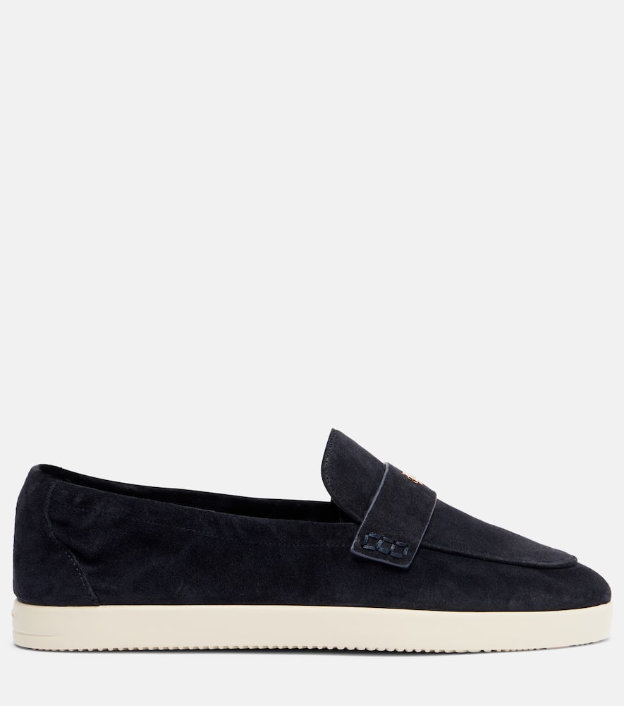 Double T suede loafers