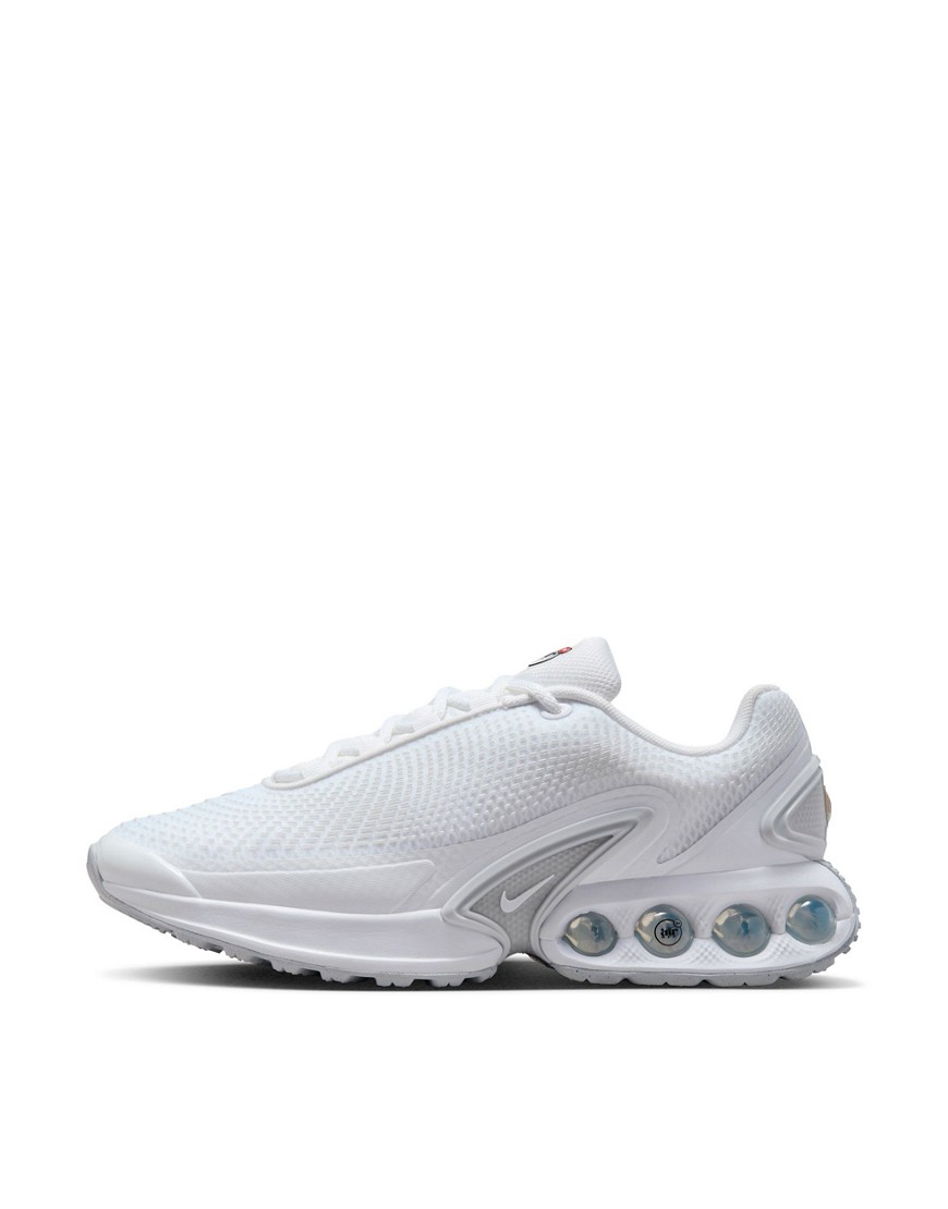 Air Max DN sneakers in white and silver