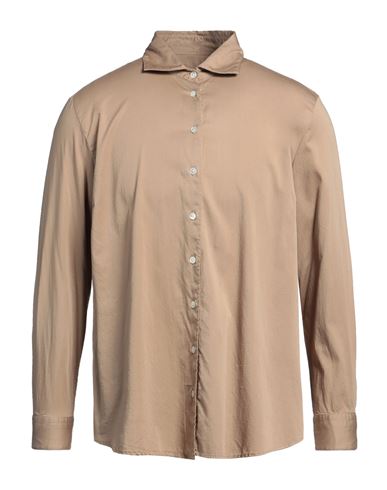 Man Shirt Camel Size 16 ½ Cotton