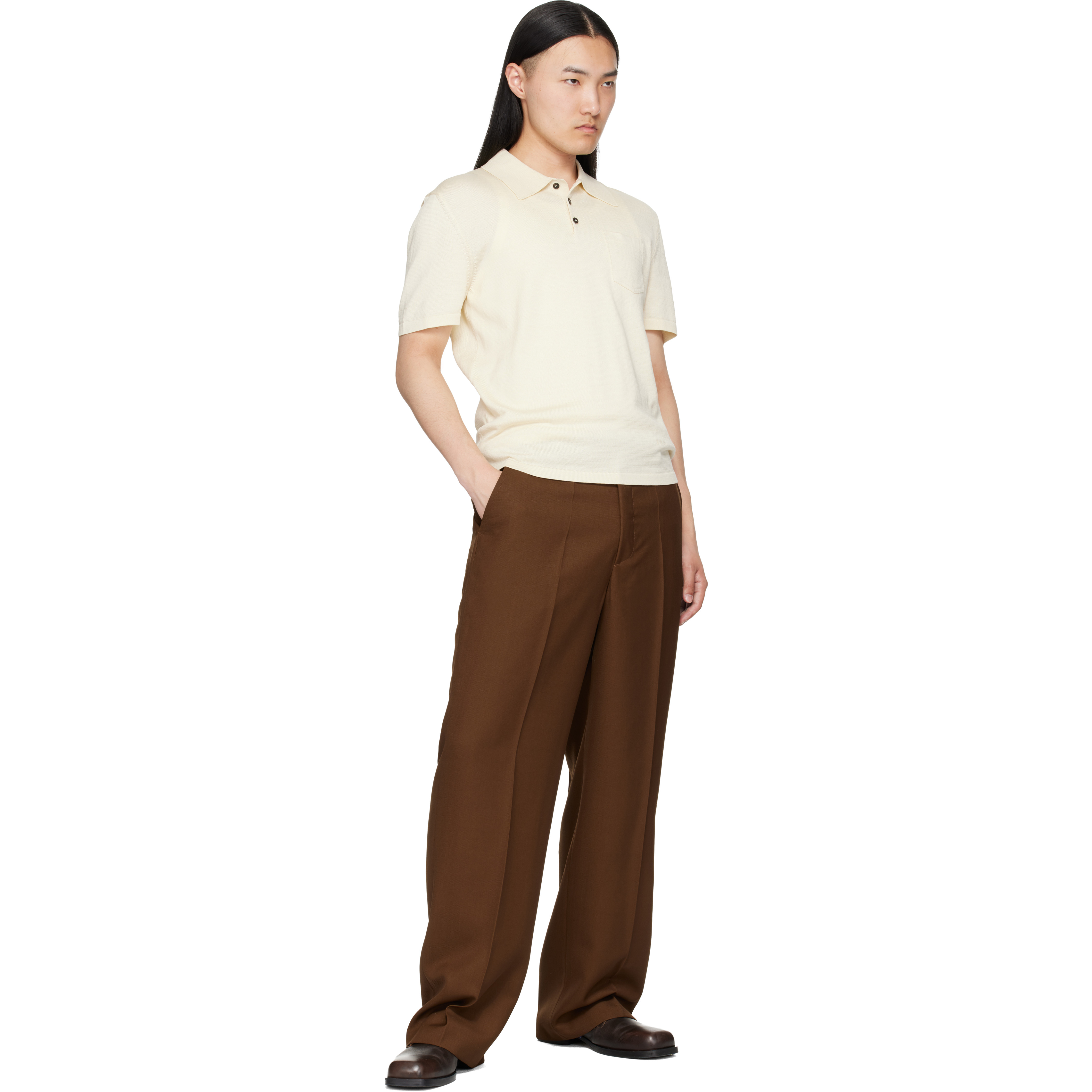 Brown Relaxed Primo Trousers