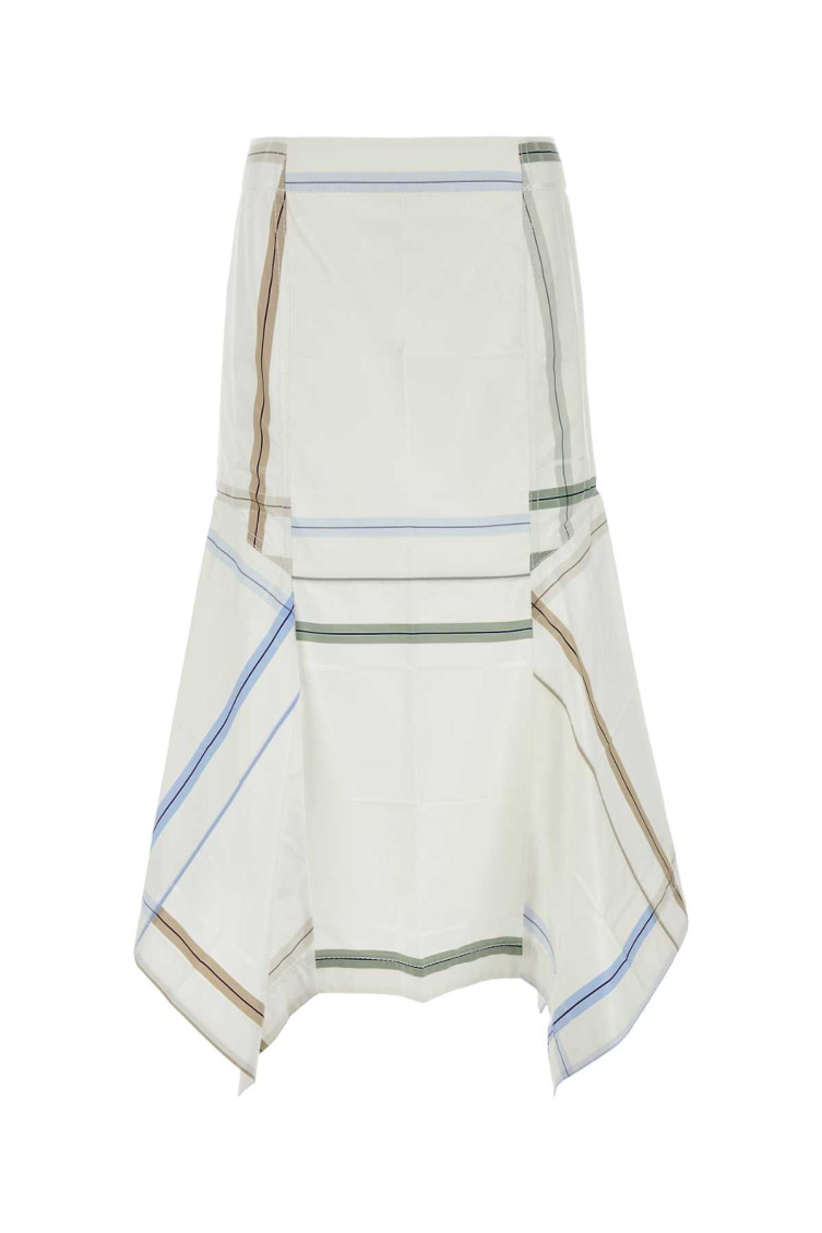 Embroidered Cotton Skirt