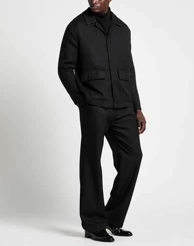 Man Jacket Black Size 36 Cashmere, Wool