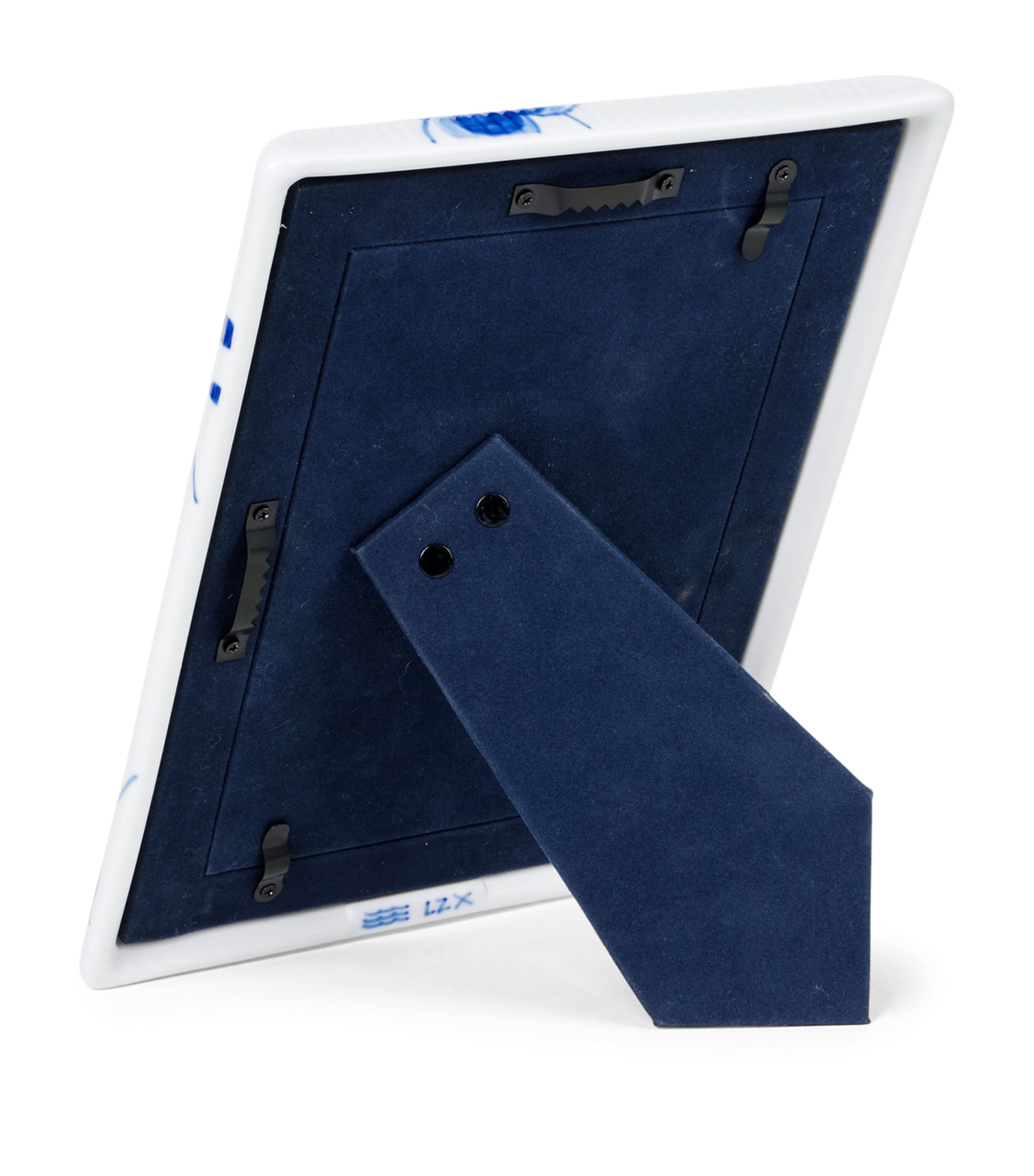 Blue Fluted Plain Mega Photo Frame