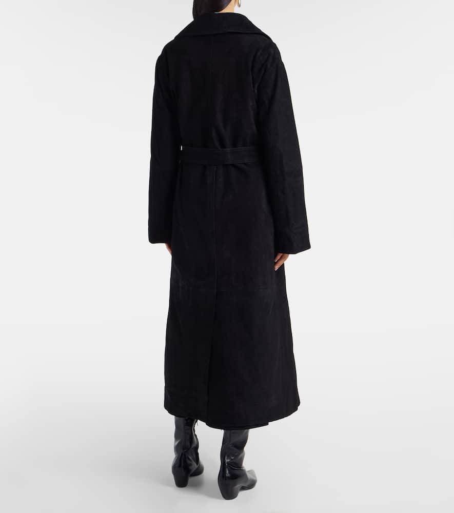 Róhe Suede wrap coat