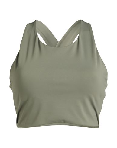 Woman Top Military green Size 8 Nylon, Elastane