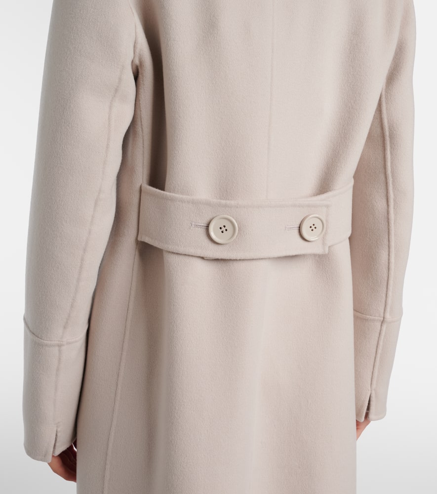 Custodi double-breasted virgin wool coat
