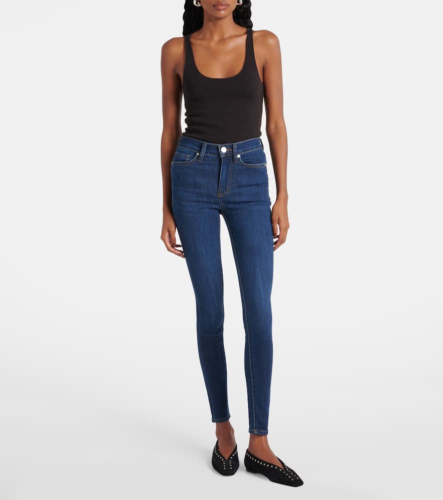 Le high-rise skinny jeans