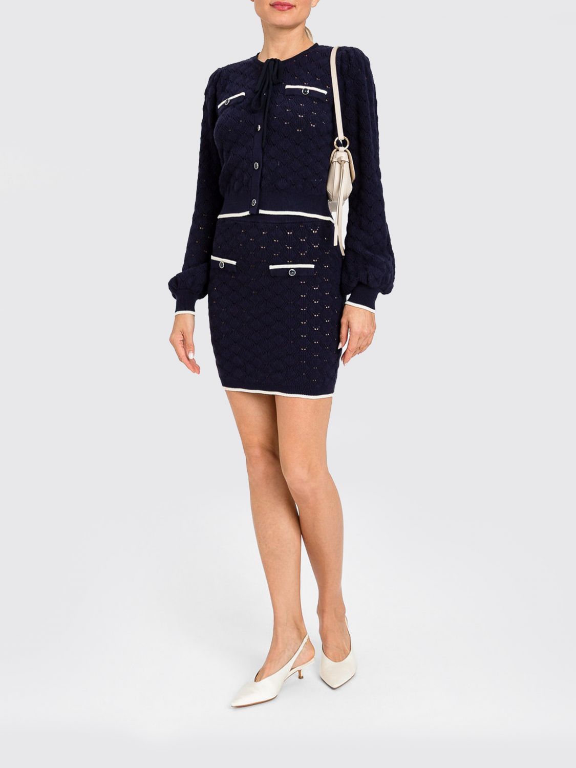 Cardigan Woman color Blue
