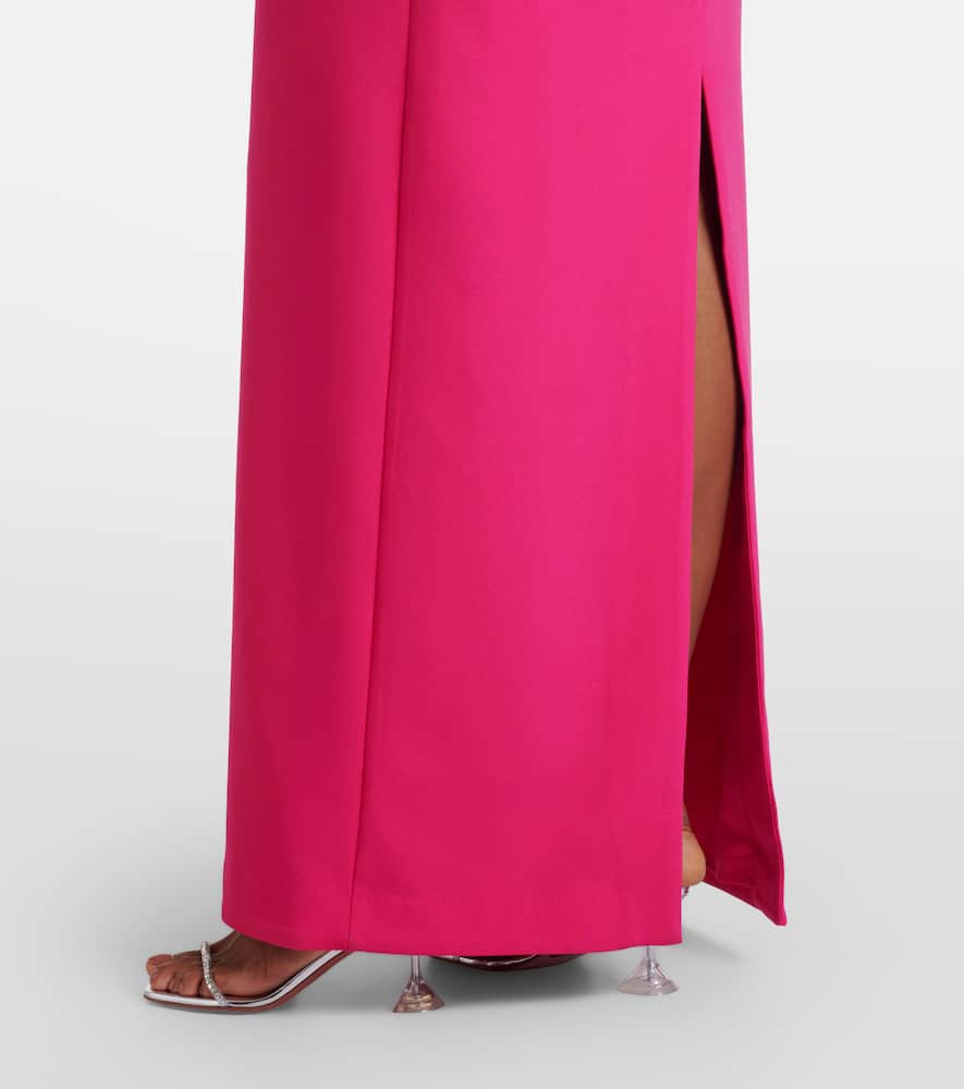Briella embellished crêpe gown