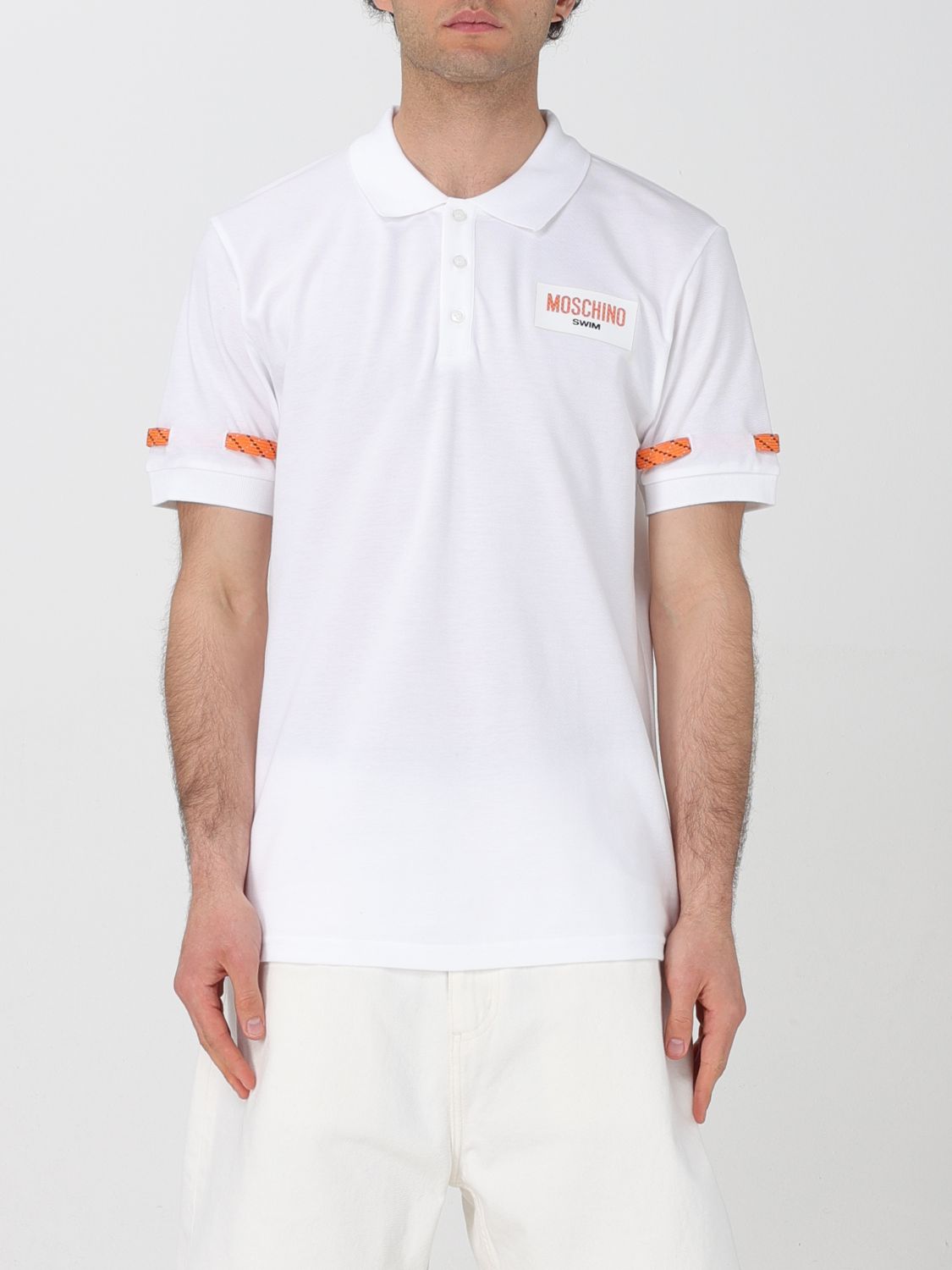 Polo Shirt MOSCHINO COUTURE Men color White