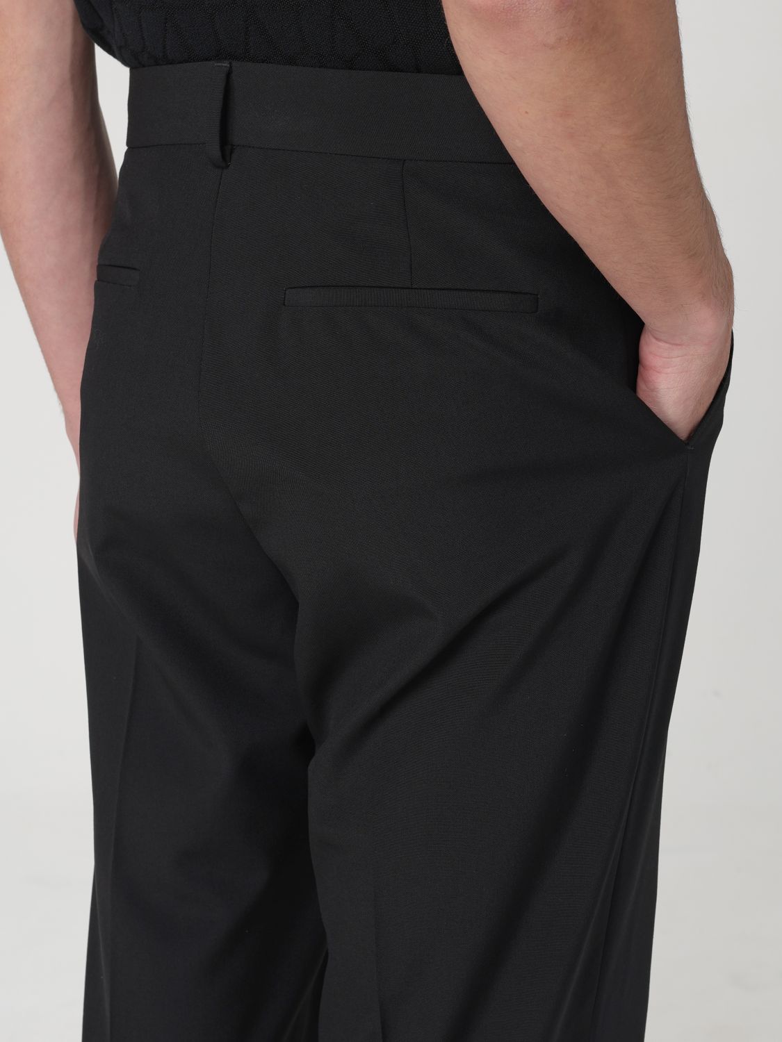 Pants Men color Black