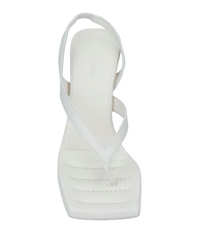 Woman Thong sandal White Size 6 Leather