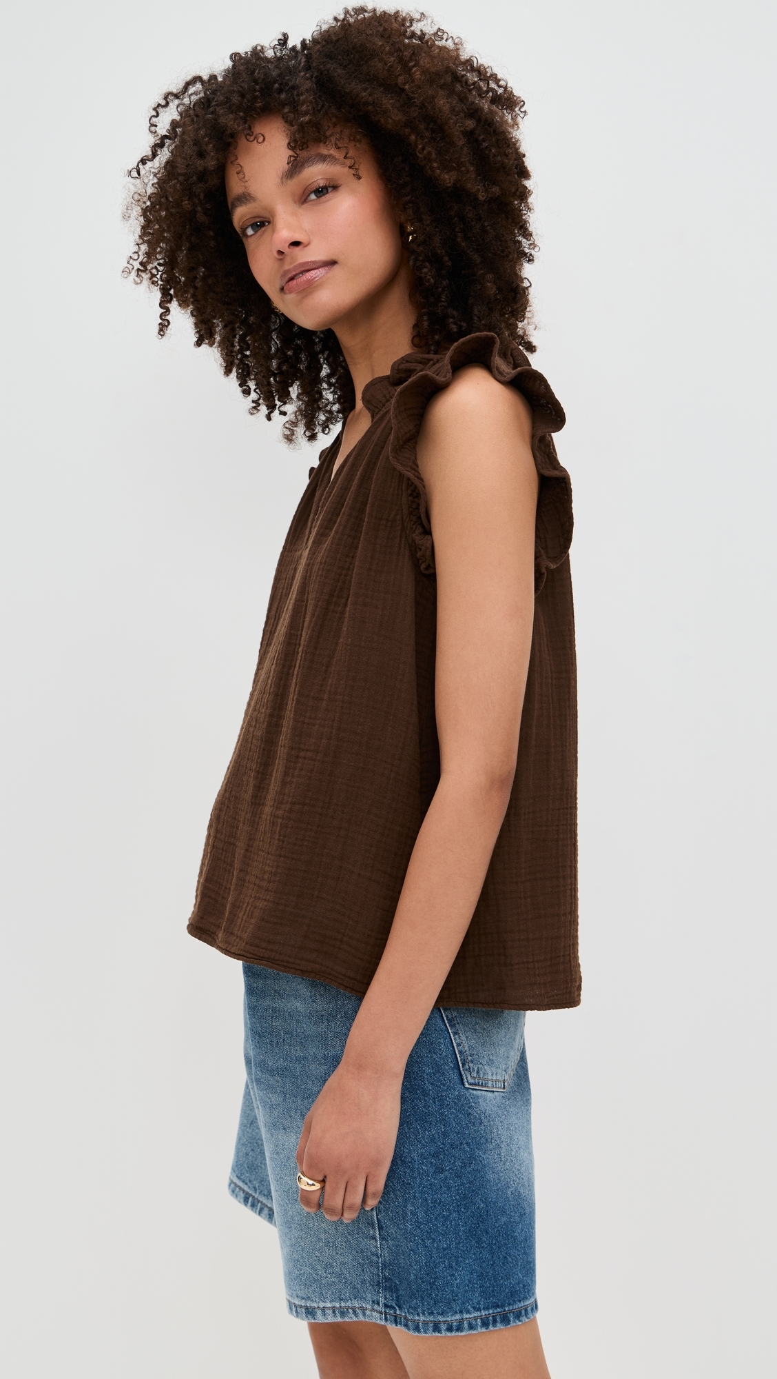 XIRENA Bex Top Cocoa Bean