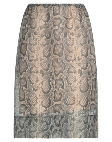 Woman Midi skirt Khaki