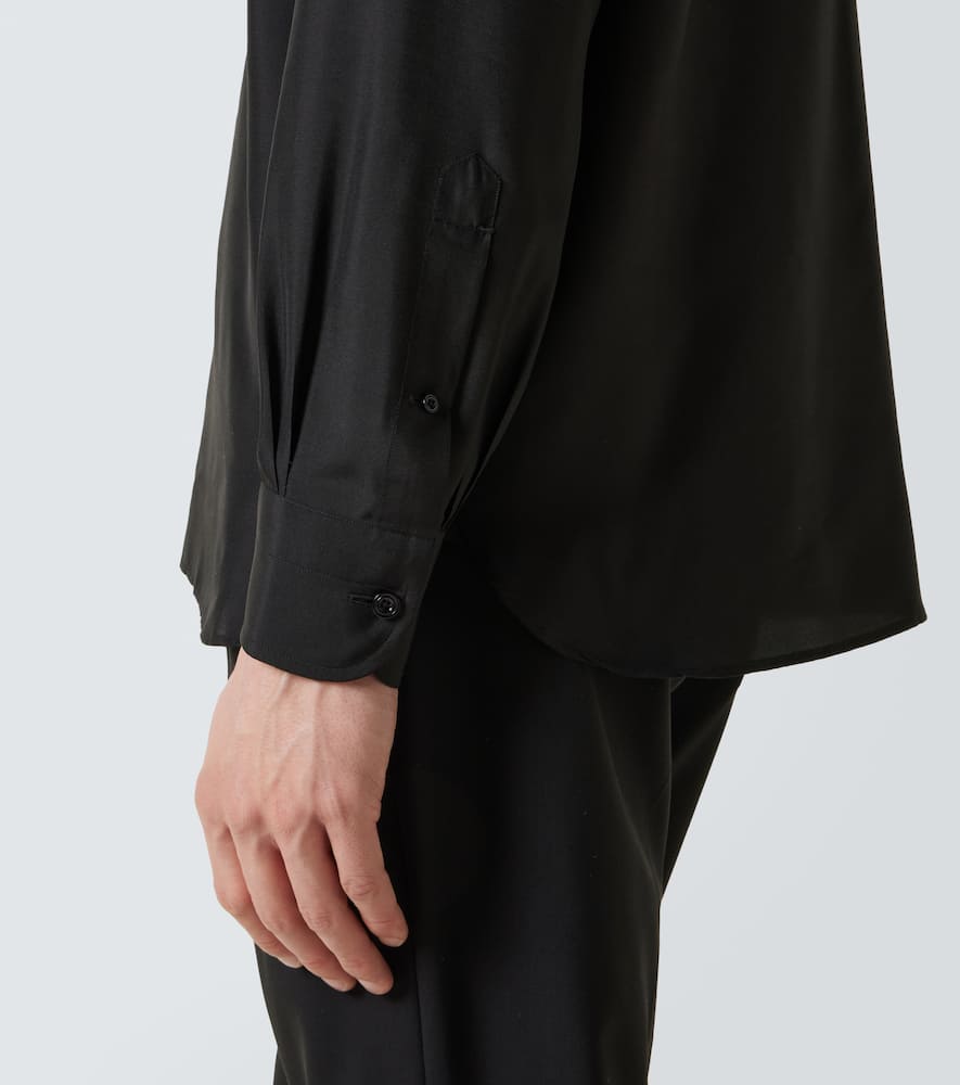 Silk turtleneck sweater