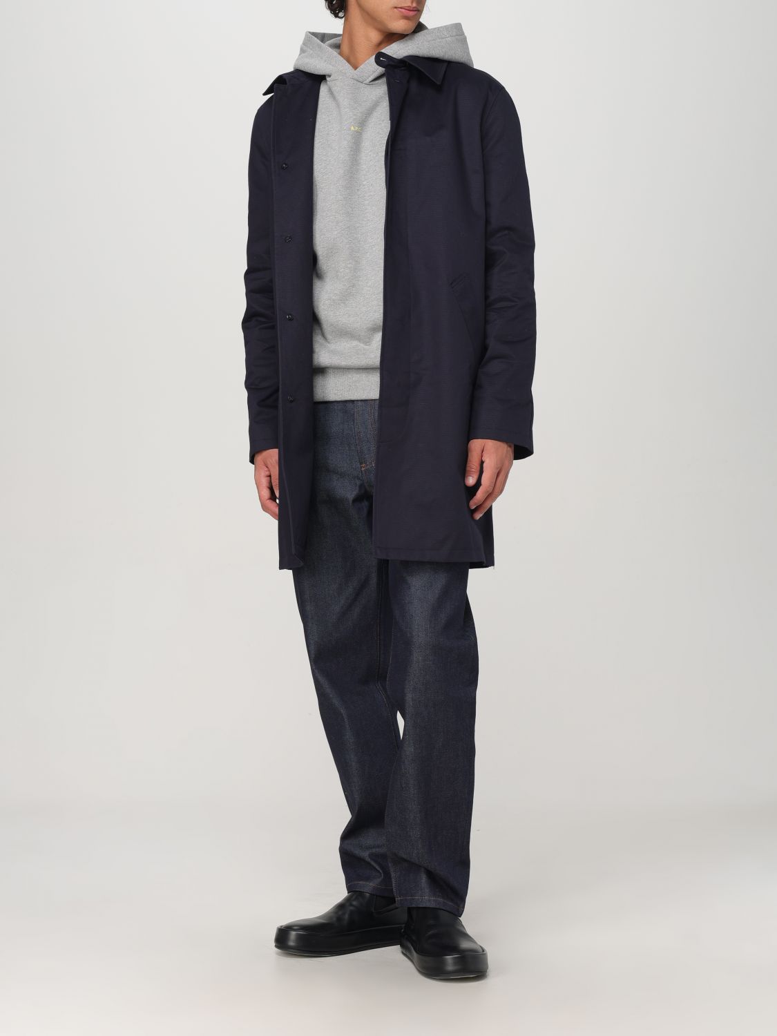 Ville cotton raincoat - Neutrals