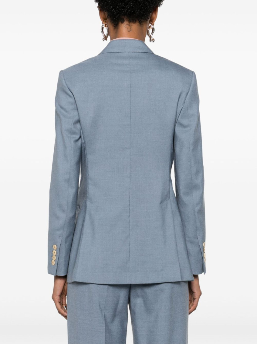 Blue Berta Double-breasted Blazer