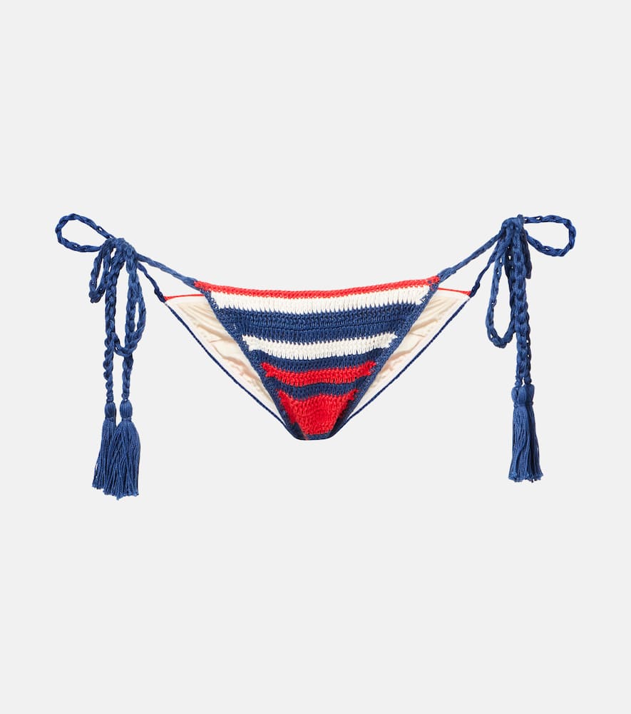 Gabrielle crochet cotton bikini bottoms
