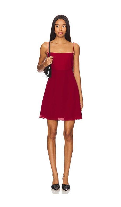 Tyler McGillivary Lyla Dress in Burgundy.  XS. Also in