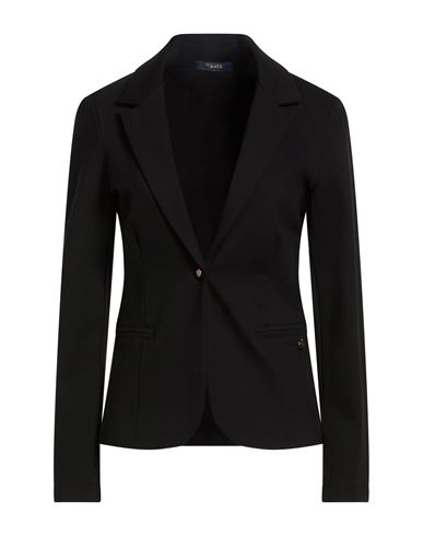 Woman Blazer Black Size XXL Viscose, Polyamide, Elastane