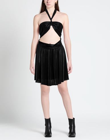 Woman Mini dress Black Size 8 PES