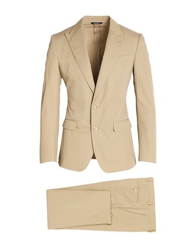 Man Suit Sand Size 34 Cotton
