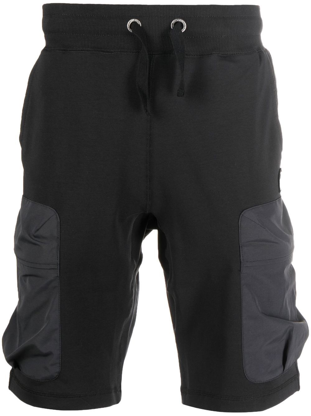 Patch pocket track shorts - Green