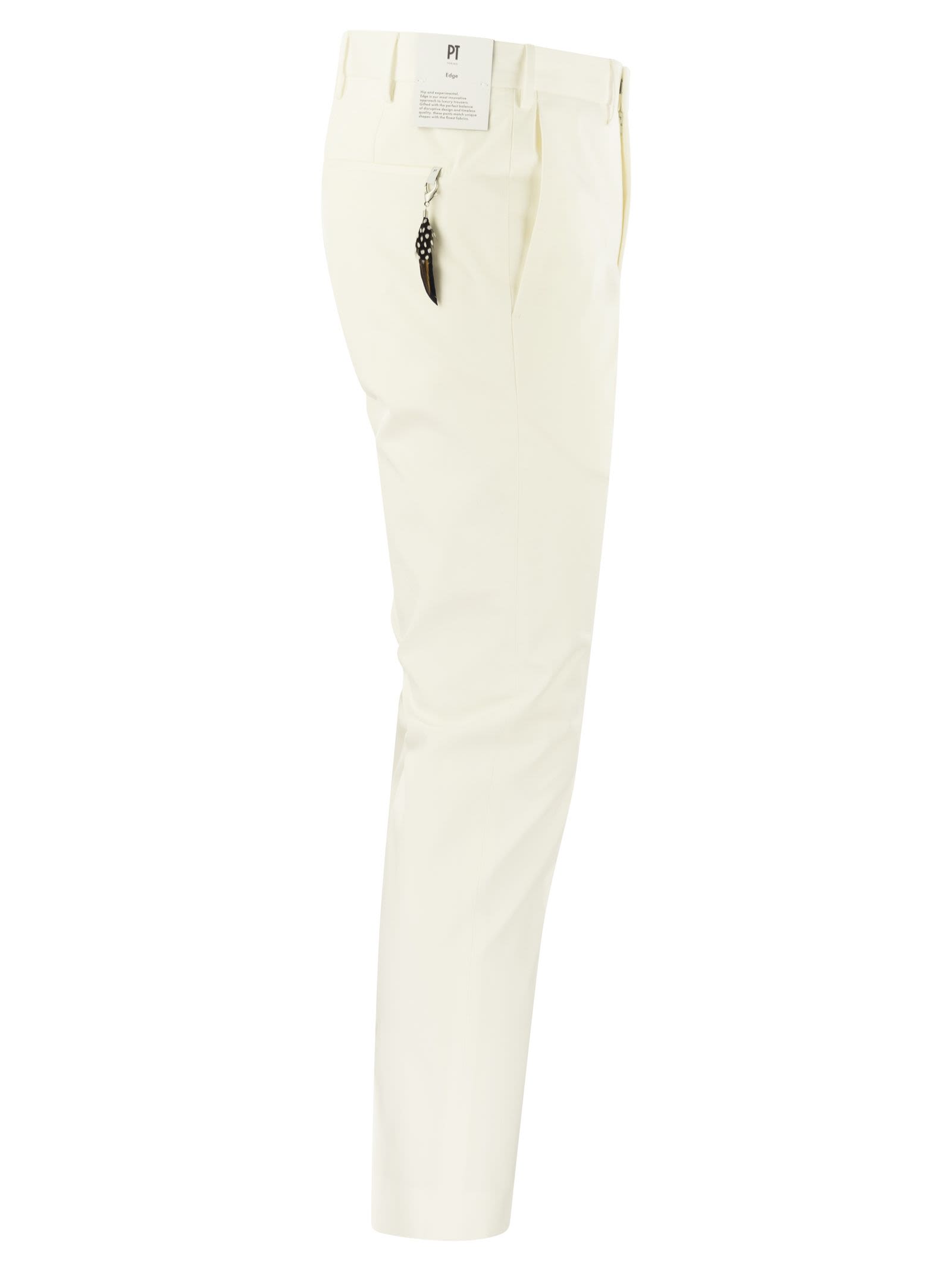 Pt Pantaloni Torino Dieci Cotton Trouser