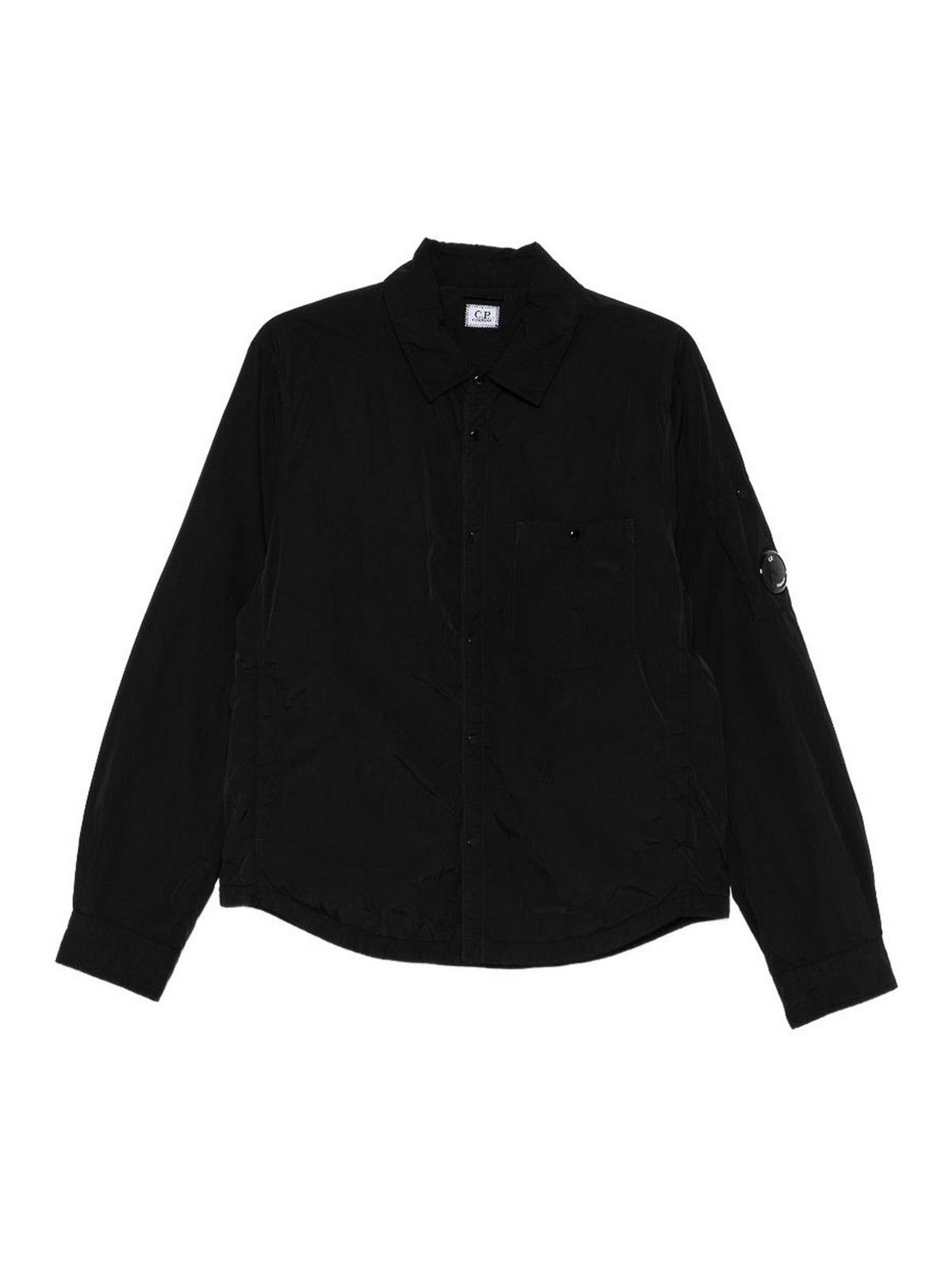 C. P. Company Chrome-R Padded Lens Overshirt Jackets Black