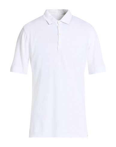 Man Polo shirt White Size S Linen