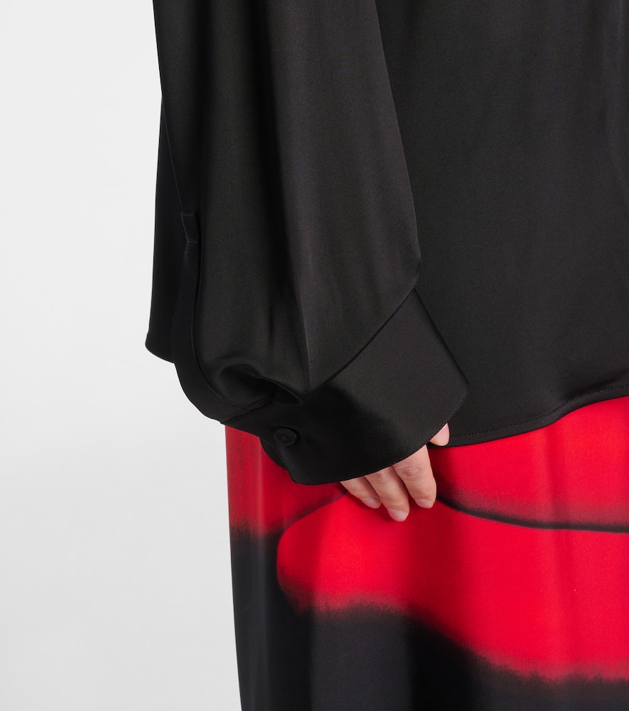 Ruffled blouse