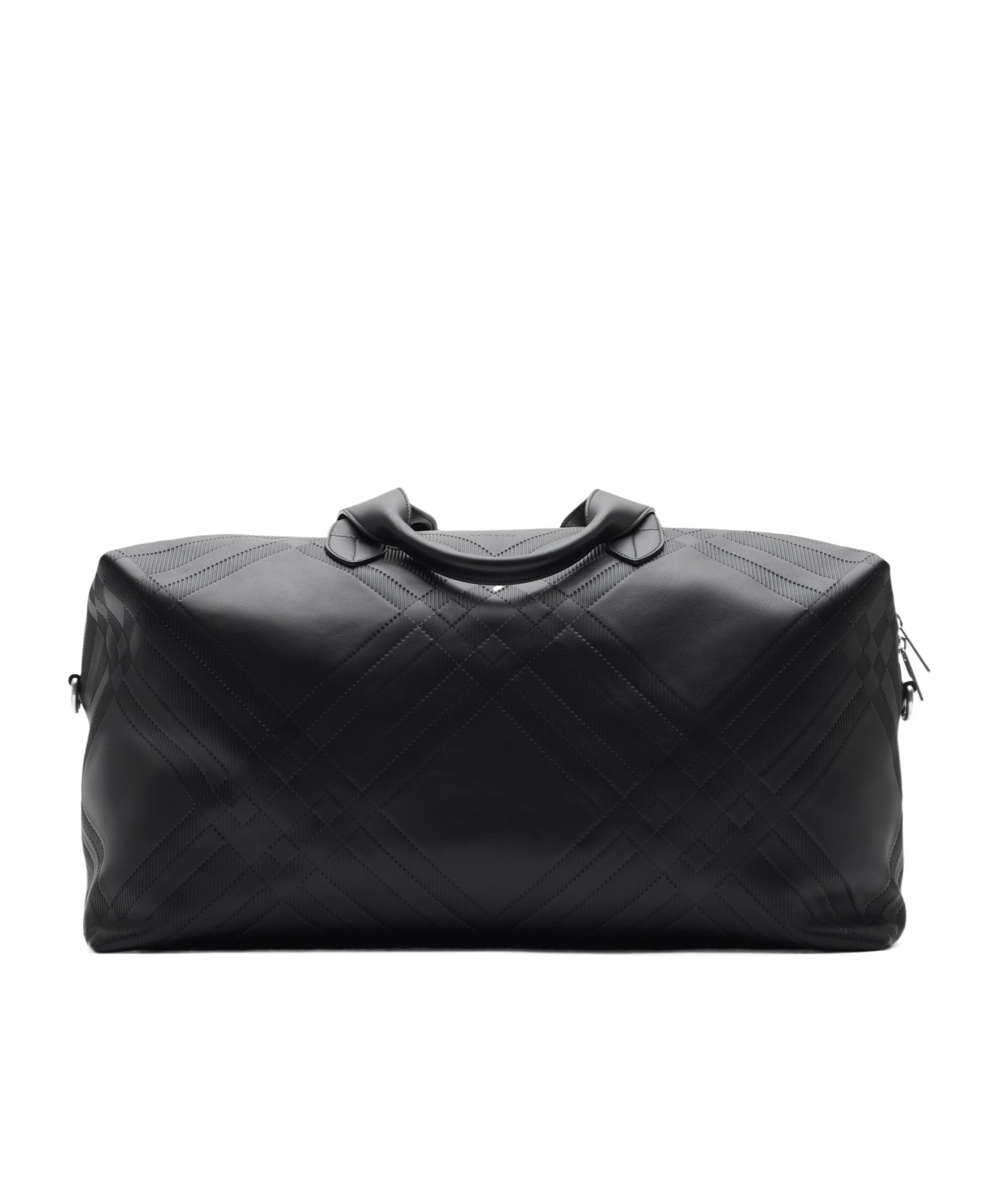 Embossed-check holdall