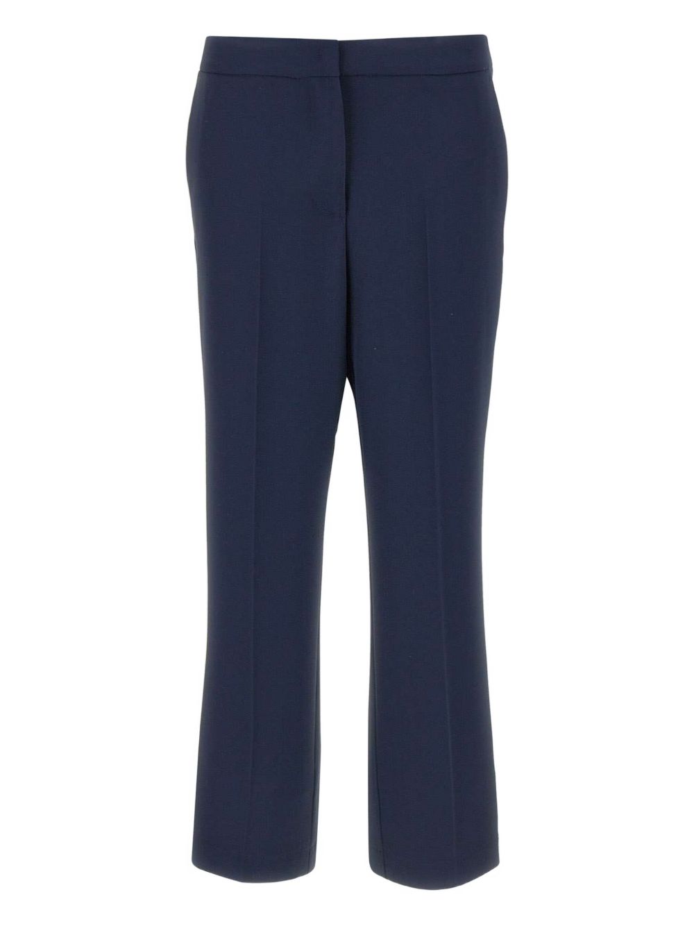 Tailored straight-leg trousers - Blue