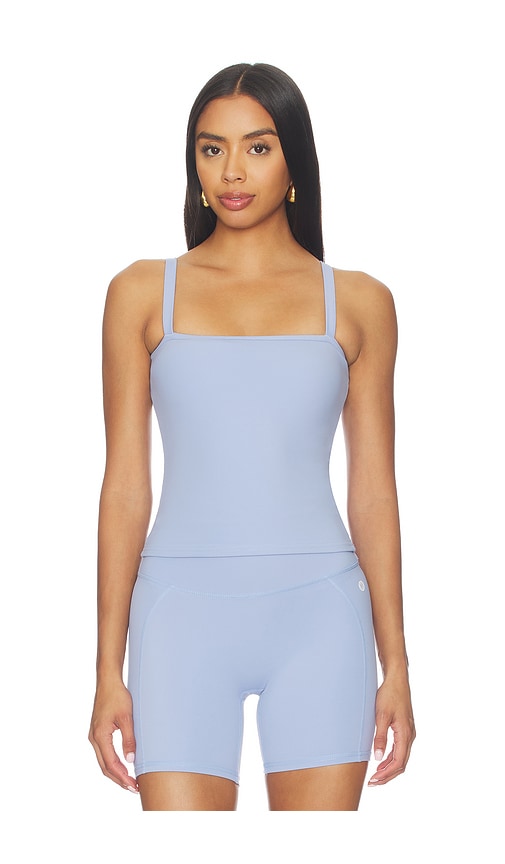 Astoria Essential Sports Crop Top in Baby Blue. S. Also in XS, M