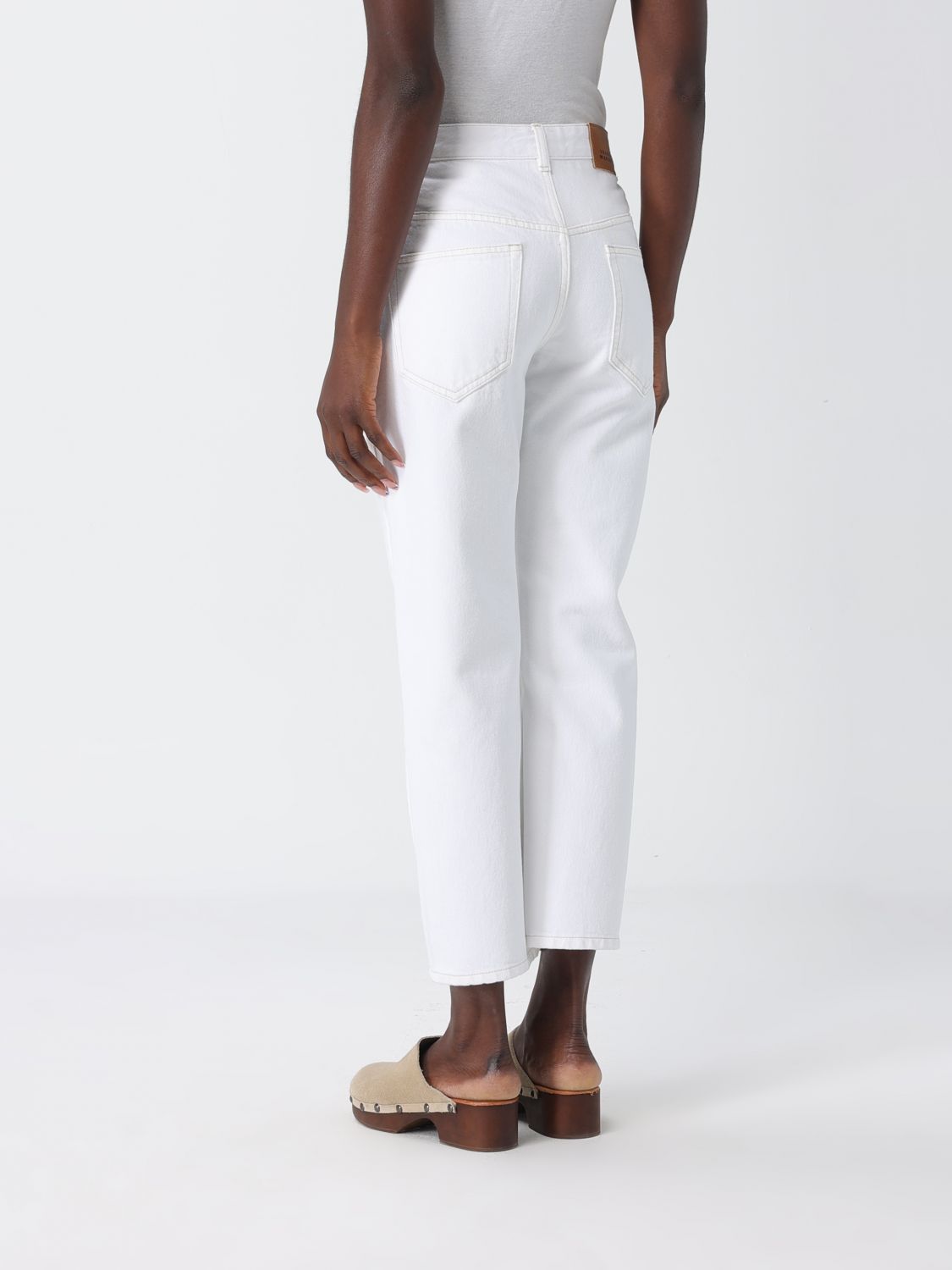 Jeans Woman color White