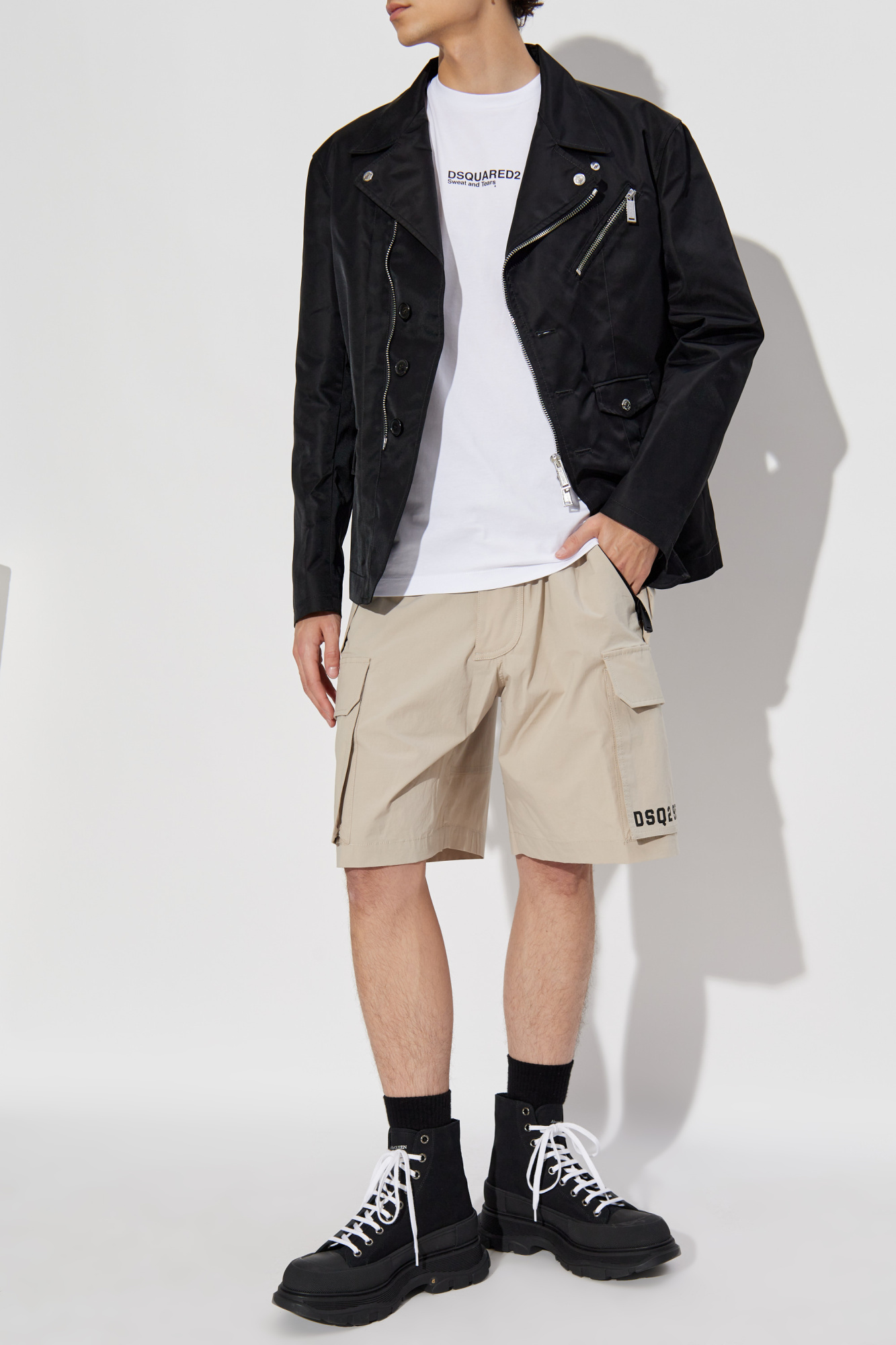 Jacket With Pockets, Men's, Black