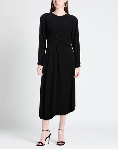 Woman Midi dress Black Size 2 Viscose, Acetate