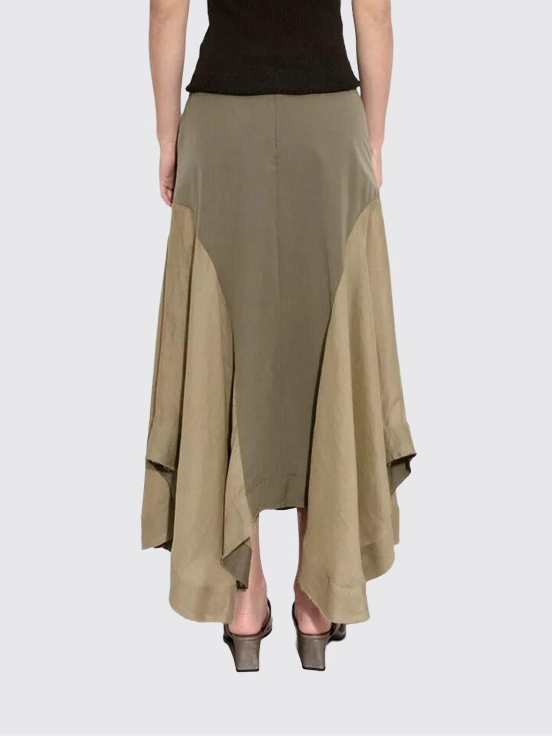 Skirt Woman color Green