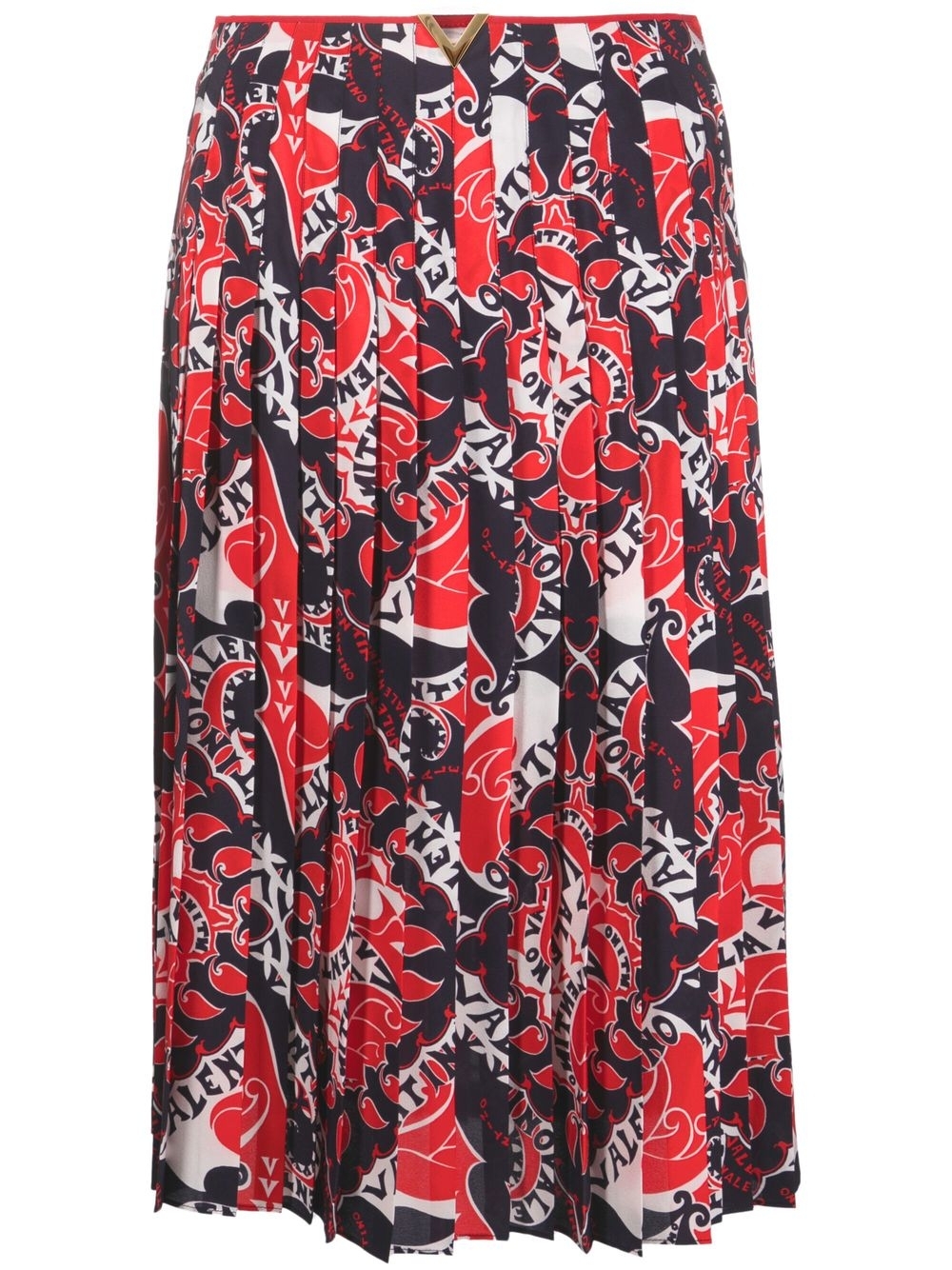 Archive Manifesto pleated skirt - Red