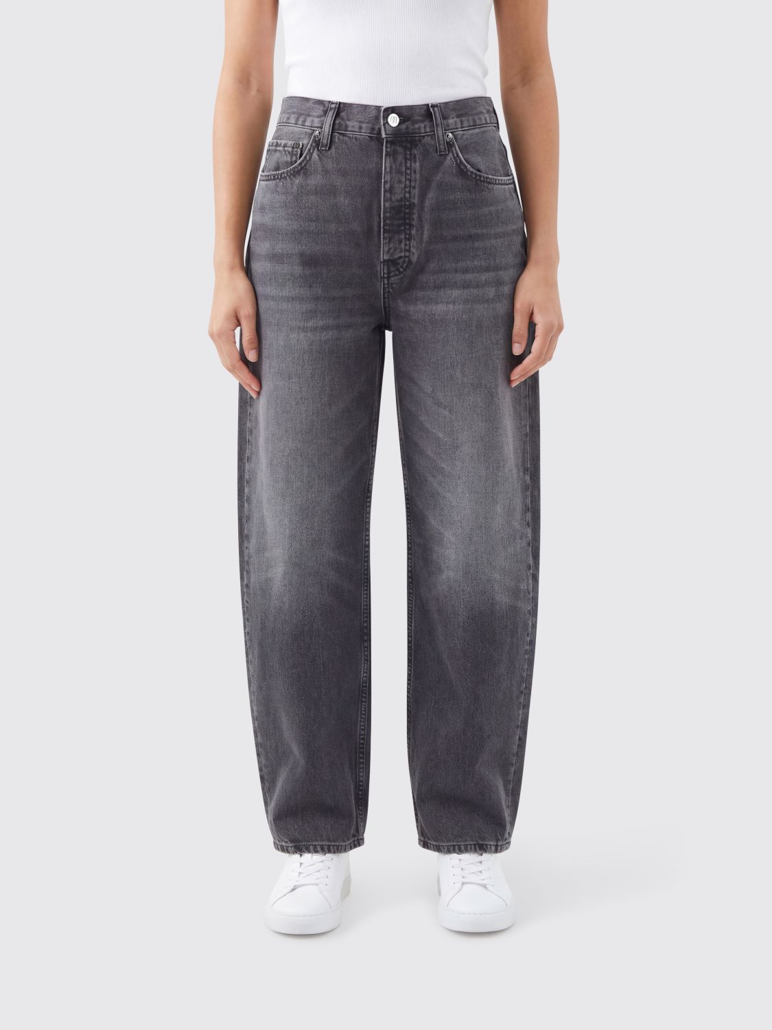 Jeans Woman color Grey