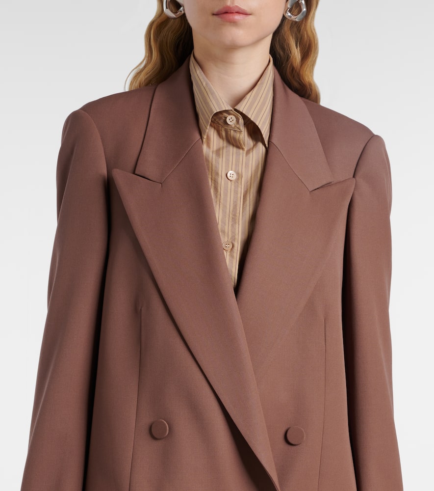 Oversized wool blazer