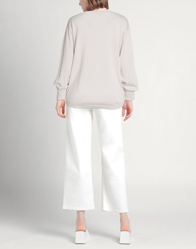 Woman Sweater Light grey Size 12 Wool, Silk, Cashmere