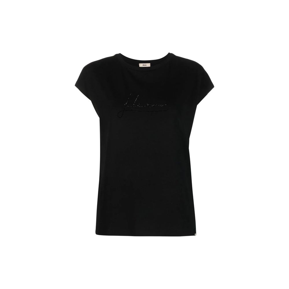 Cotton T-Shirt — Black