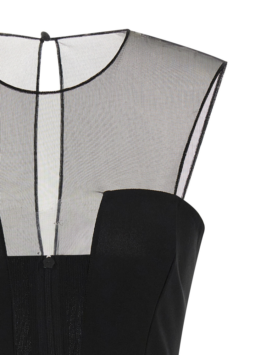 Tulle Insert Dress