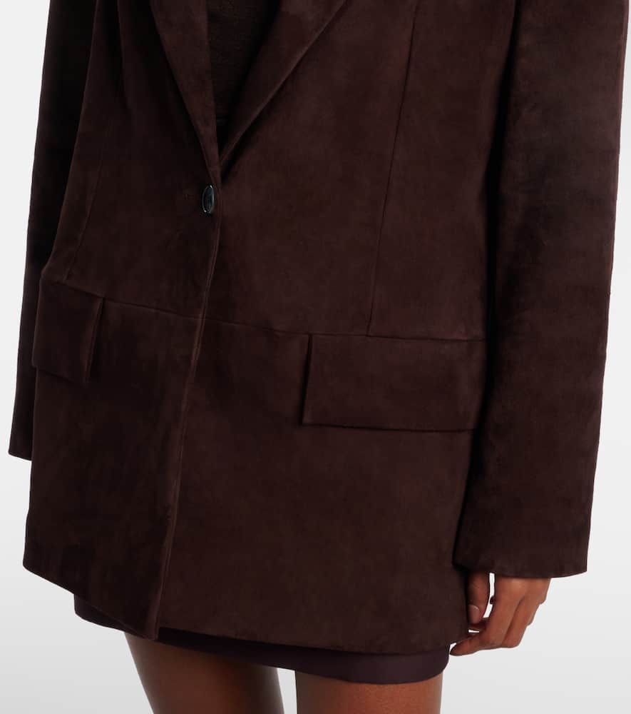 Suede blazer