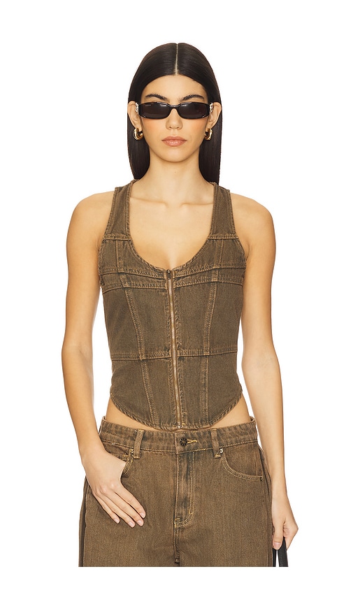 LIONESS Westwood Top in Brown. -  XXS also in M, S, XL